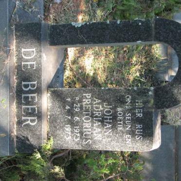 BEER Johan Adriaan Pretorius, de 1973-1973