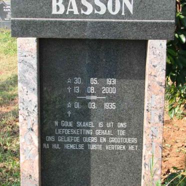 BASSON Nick 1931-2000 &amp; Lenie 1935-