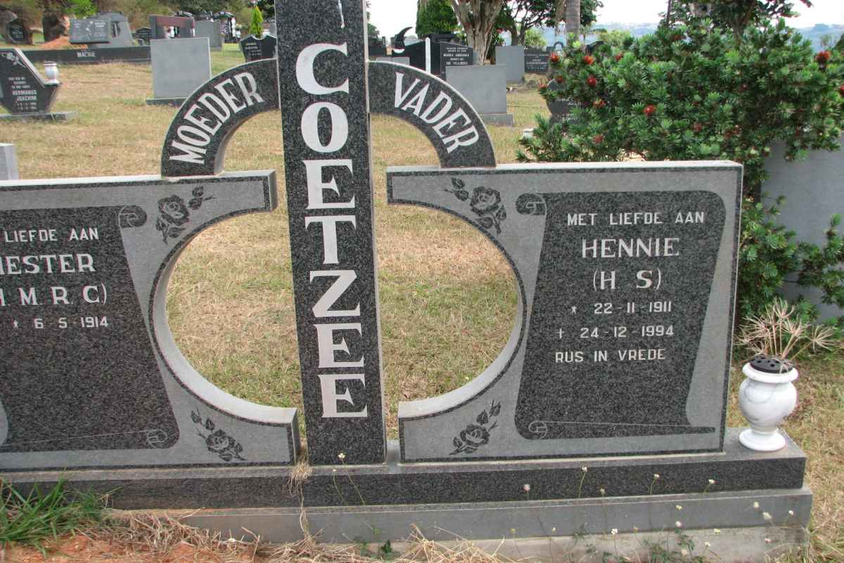 COETZEE H.S. 1911-1994 &amp; H.M.R.C. 1914- _2