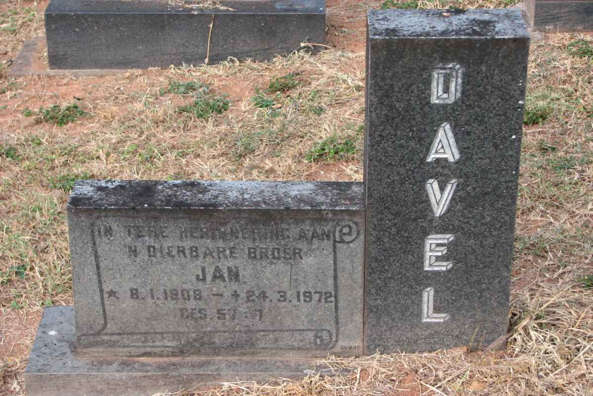 DAVEL Jan 1908-1972