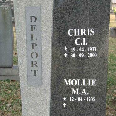 DELPORT C.I. 1933-2000 &amp; M.A. 1935-