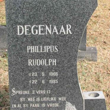 DEGENAAR Phillipus Rudolph 1966-1985