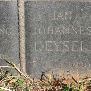 DEYSEL Jan Johannes 1930-1978