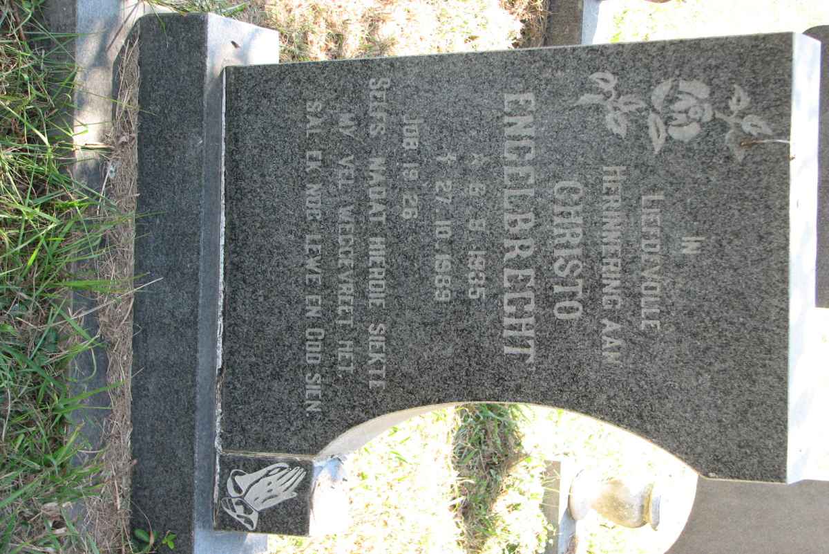 ENGELBRECHT Christo 1935-1989
