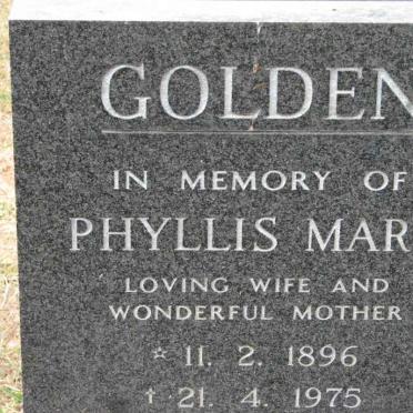 GOLDEN Phyllis Mary 1896-1975