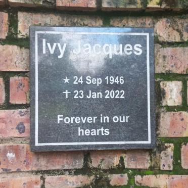 JACQUES Ivy 1946-2022