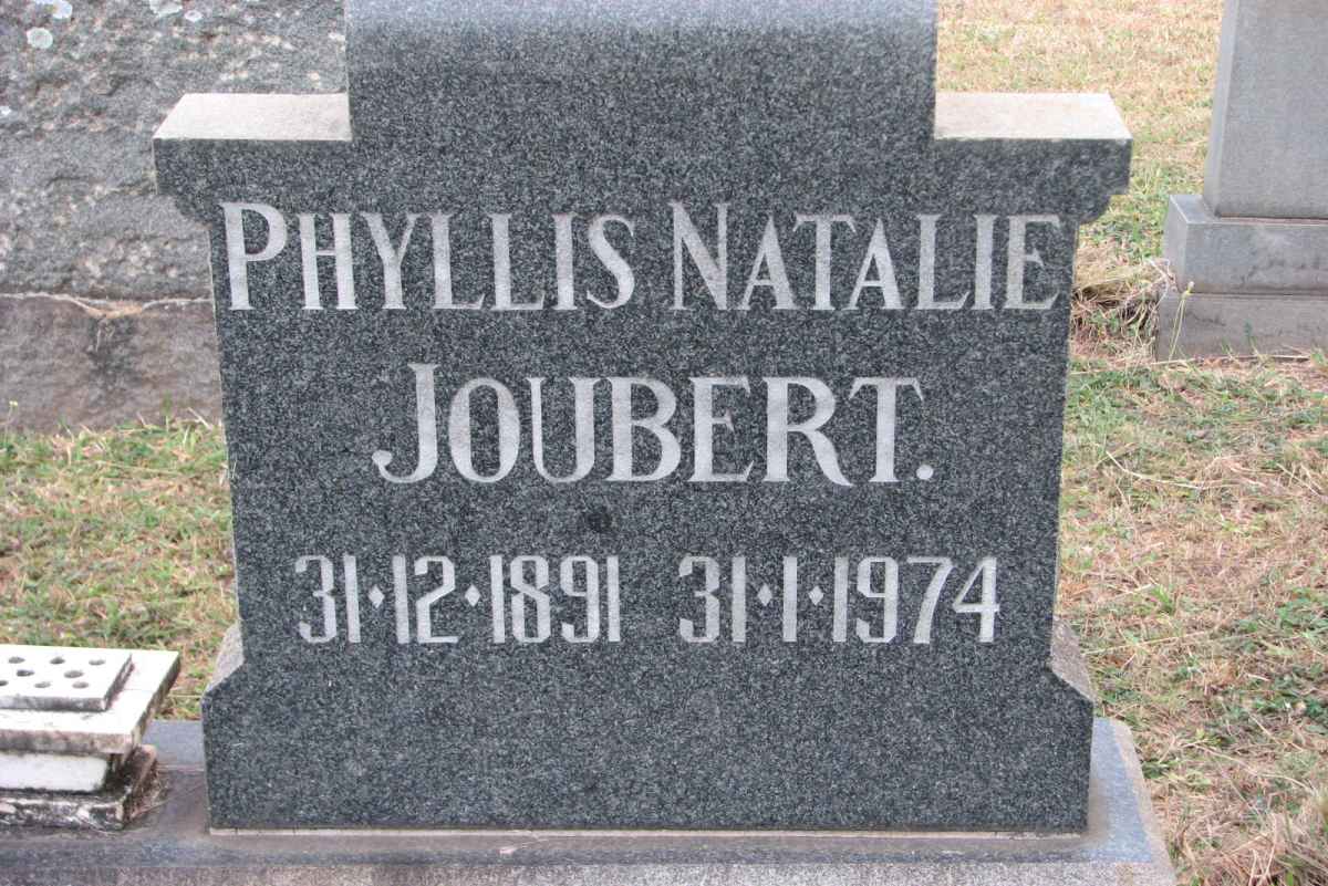 JOUBERT Phyllis Natalie 1891-1974