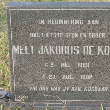 KOCK Melt Jakobus, de 1969-1992