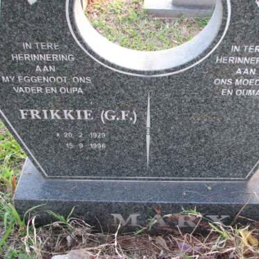MARX G.F. 1929-1996