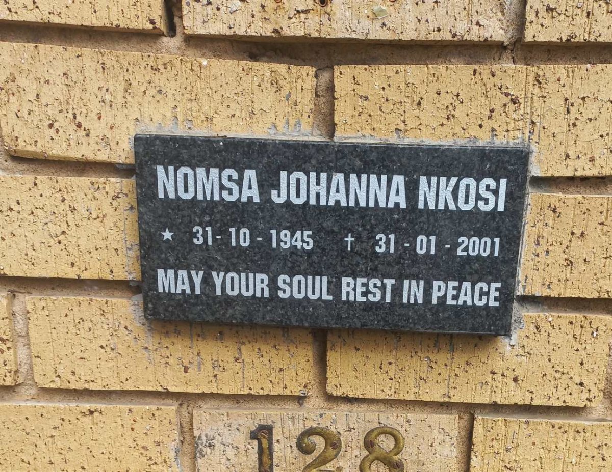 NKOSI Nomsa Johanna 1945-2001
