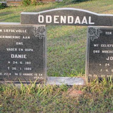 ODENDAAL Danie 1911-1986 &amp; Joey 1915-1982