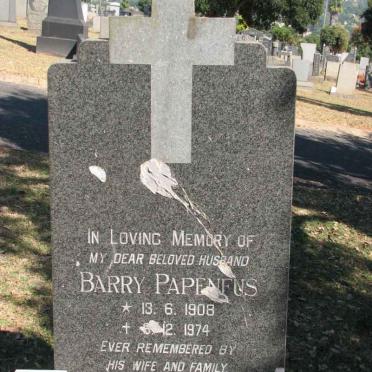 PAPENFUS Barry 1908-1974