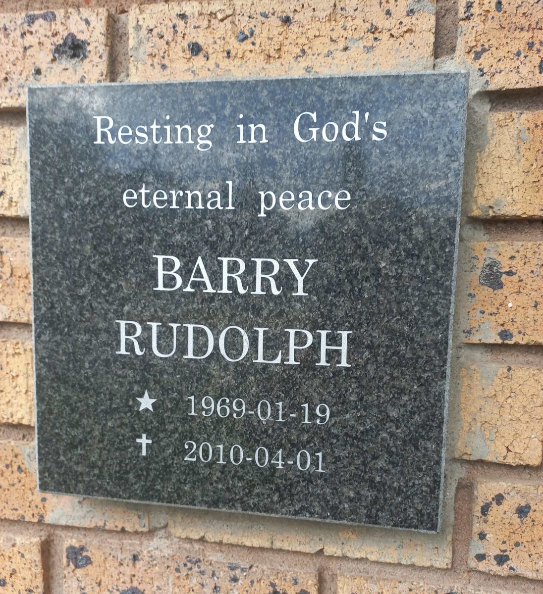 RUDOLPH Barry 1969-2010