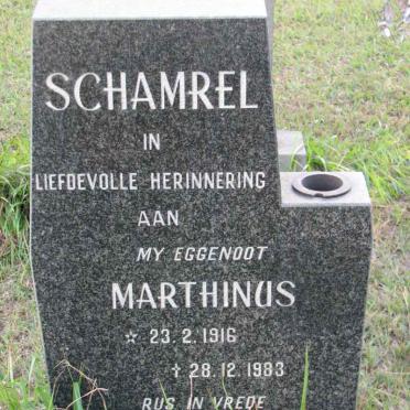 SCHAMREL Marthinus 1916-1983