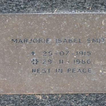 SMITH John Nelson 1915-1976 &amp; Marjorie Isabel 1915-1986 