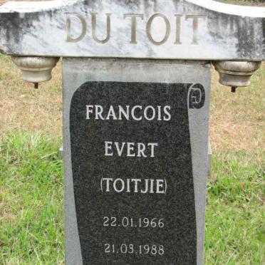 TOIT Francois Evert, du 1966-1988