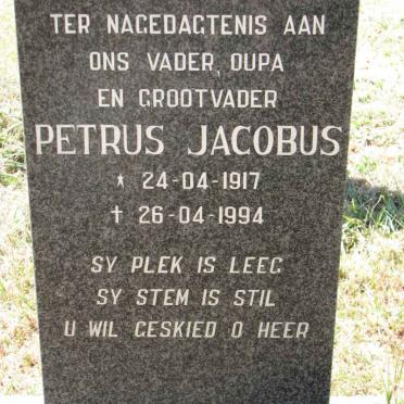 VENTER Petrus Jacobus 1917-1994