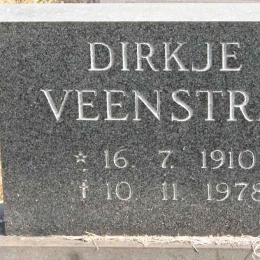 VEENSTRA Dirkje 1910-1978