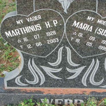 WEBB Marthinus H.P. 1928-2003 &amp; Maria 1932-1999