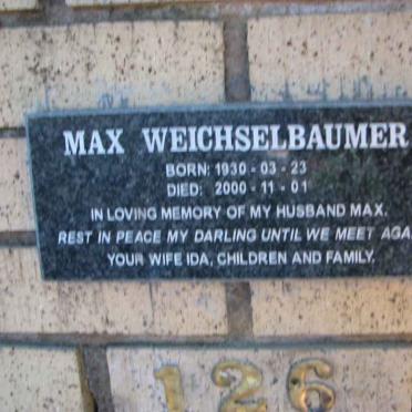 WEICHSELBAUMER Max 1930-2000