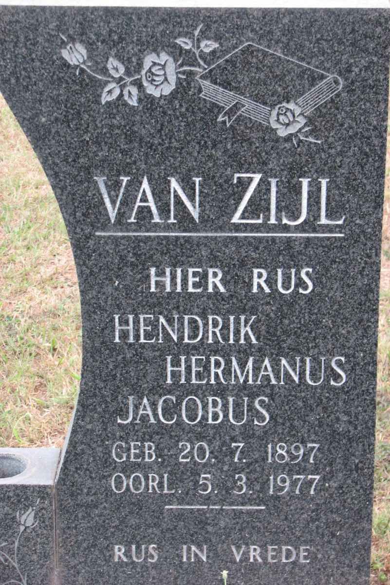 ZIJL Hendrik Hermanus Jacobus, van 1897-1977