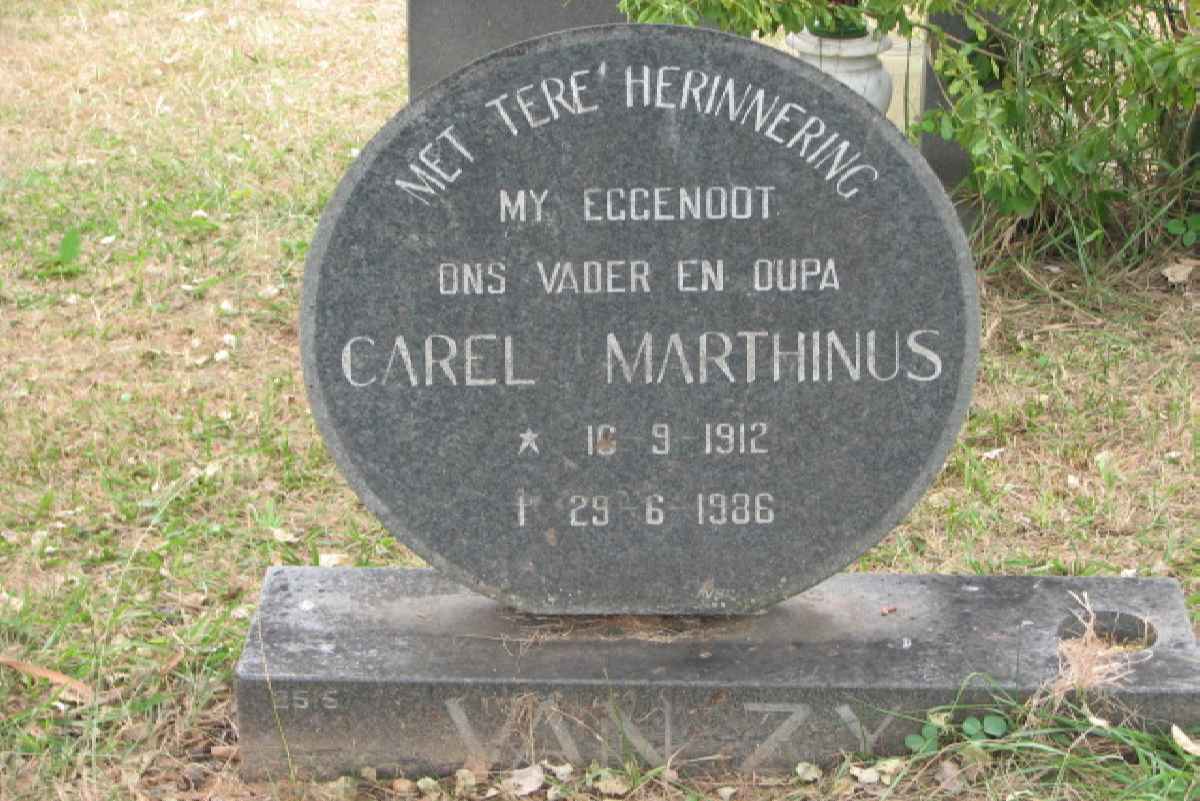 ZYL Carl Marthinus, van 1912-1986