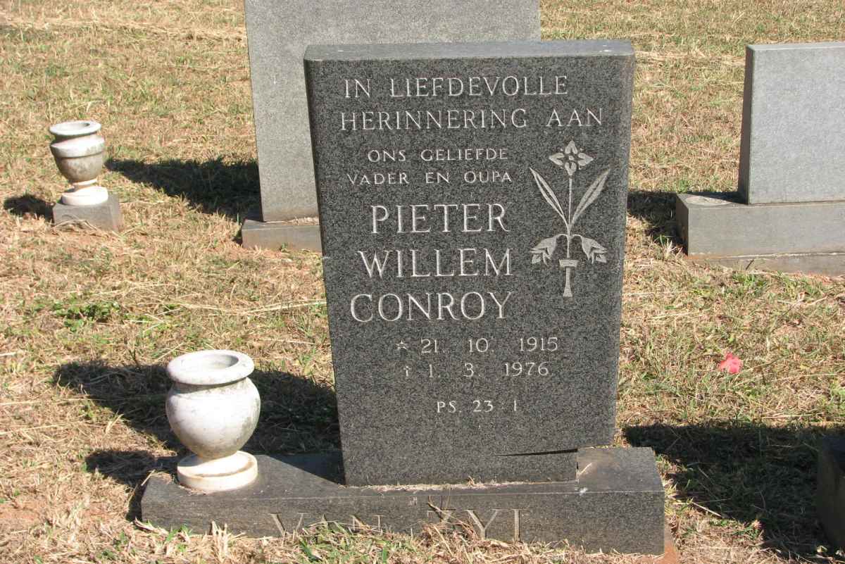 ZYL Pieter Willem Conroy, van 1915-1976