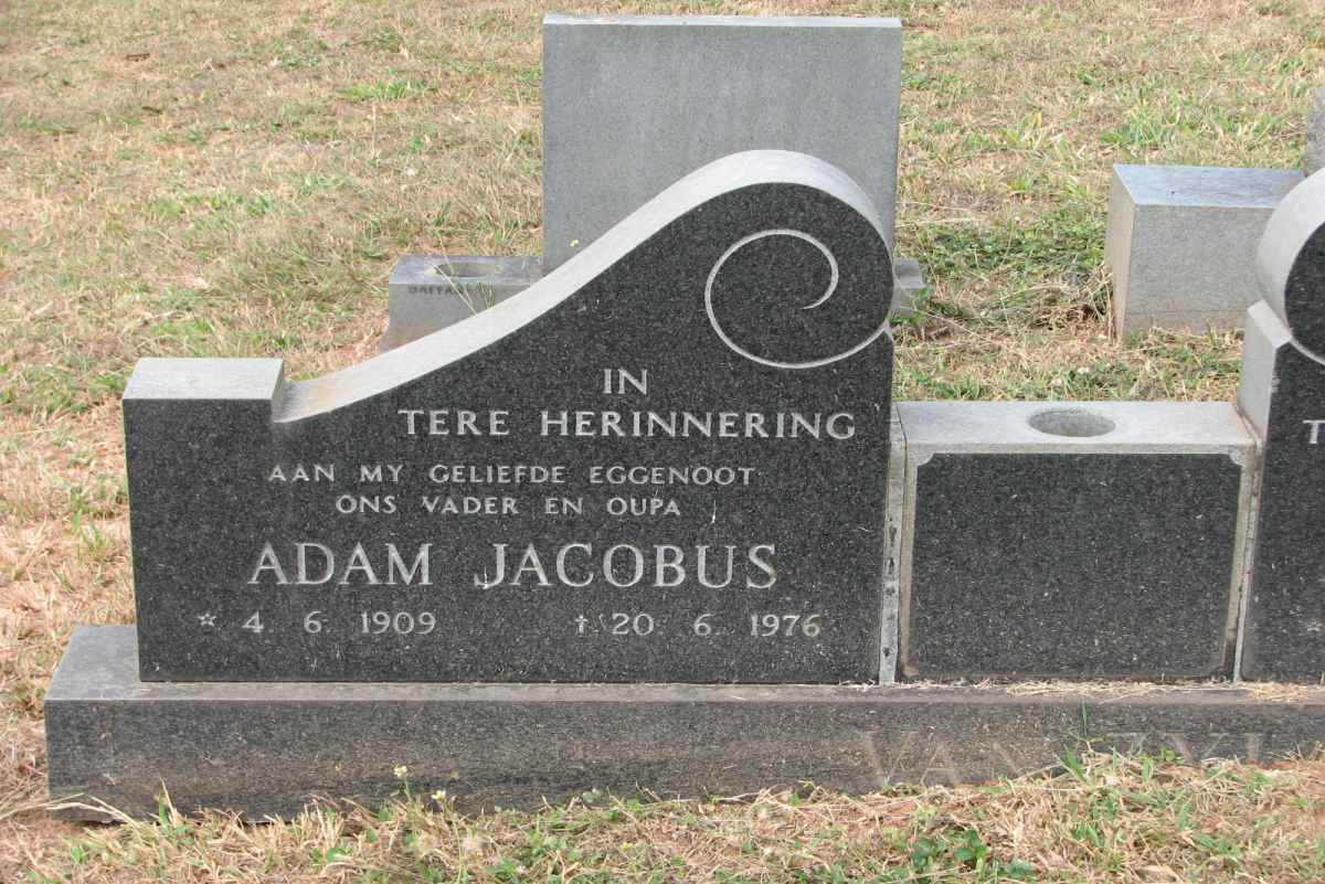 ZYL Adam Jacobus, van 1909-1976