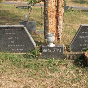 ZYL Benjamin De W.F., van 1952-1993 &amp; Lourita S. 1958-