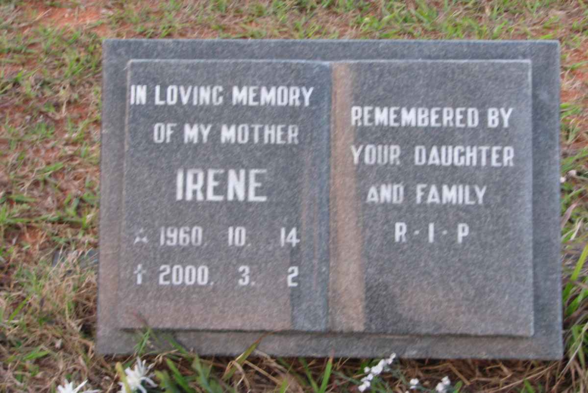 ? Irene 1960-2000