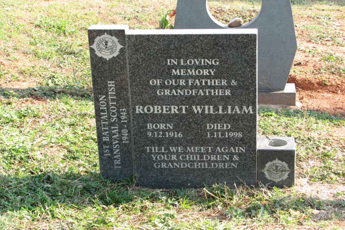 ? Robert William 1916-1998