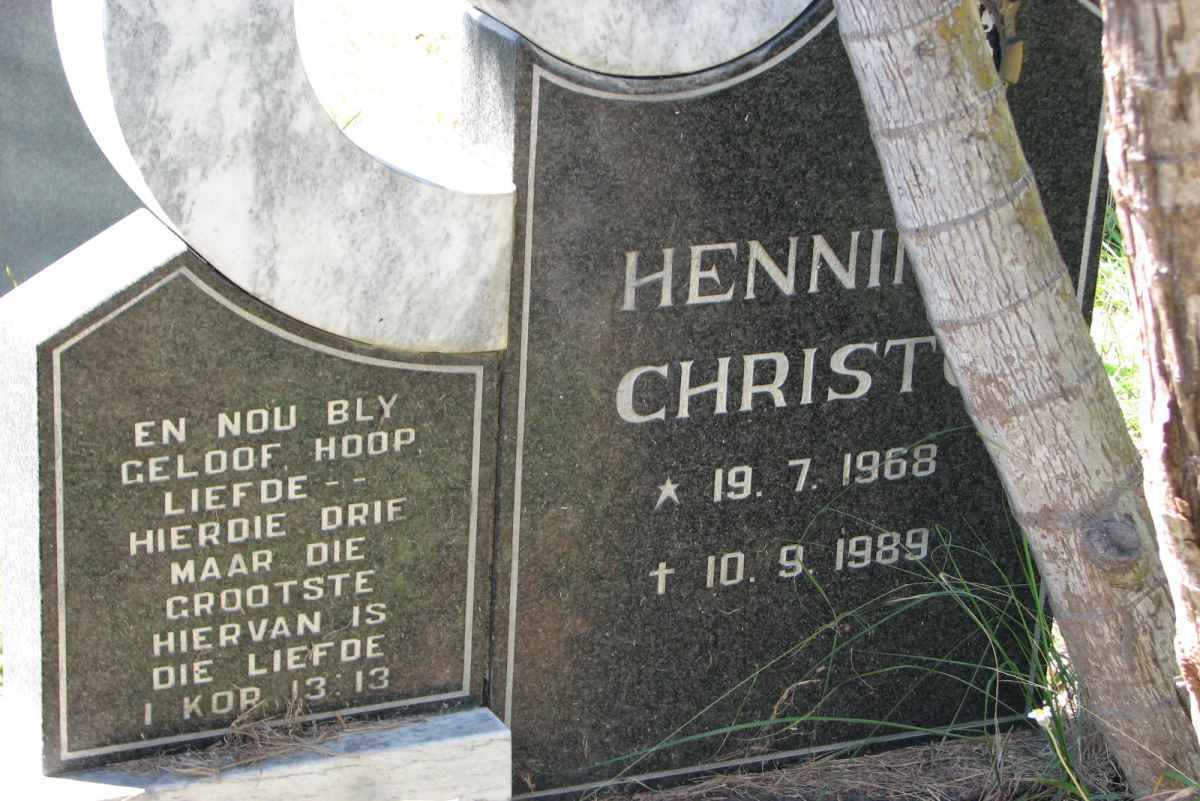 ? Henning Christo 1968-1989