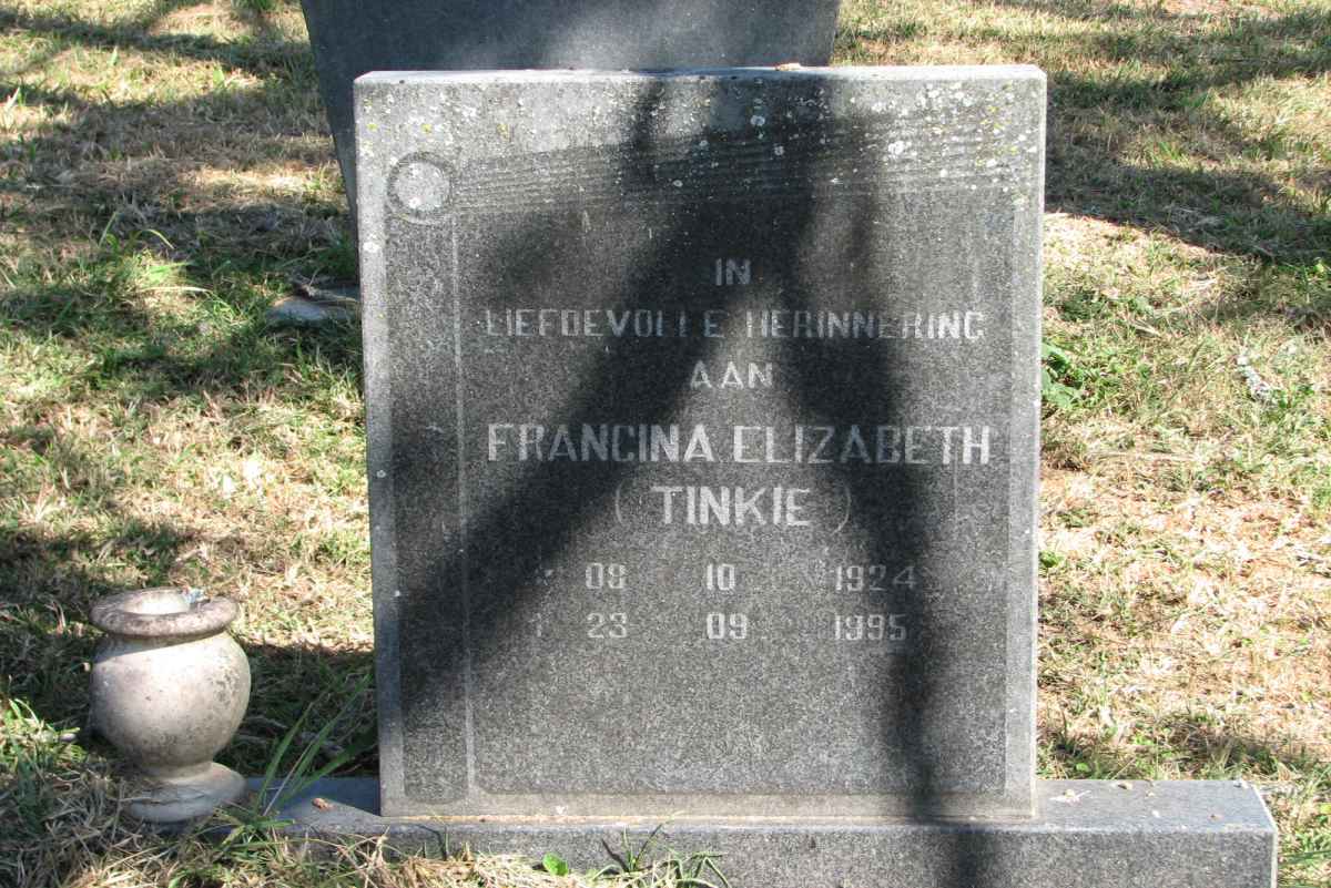 ? Francine Elizabeth 1924-1995