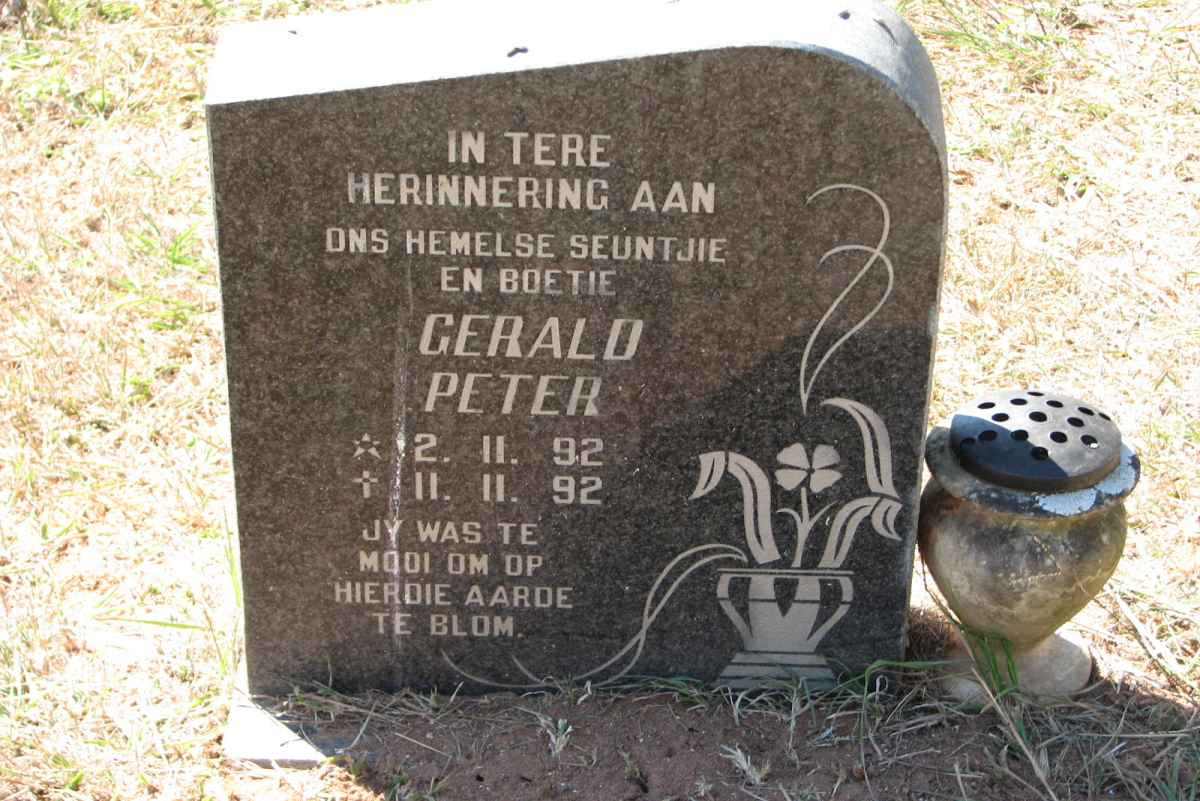 ? Gerald Peter 1992-1992