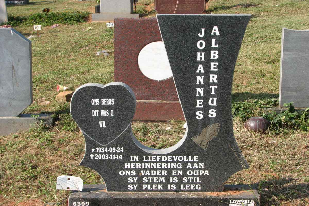 ? Johannes Albertus 1934-2003