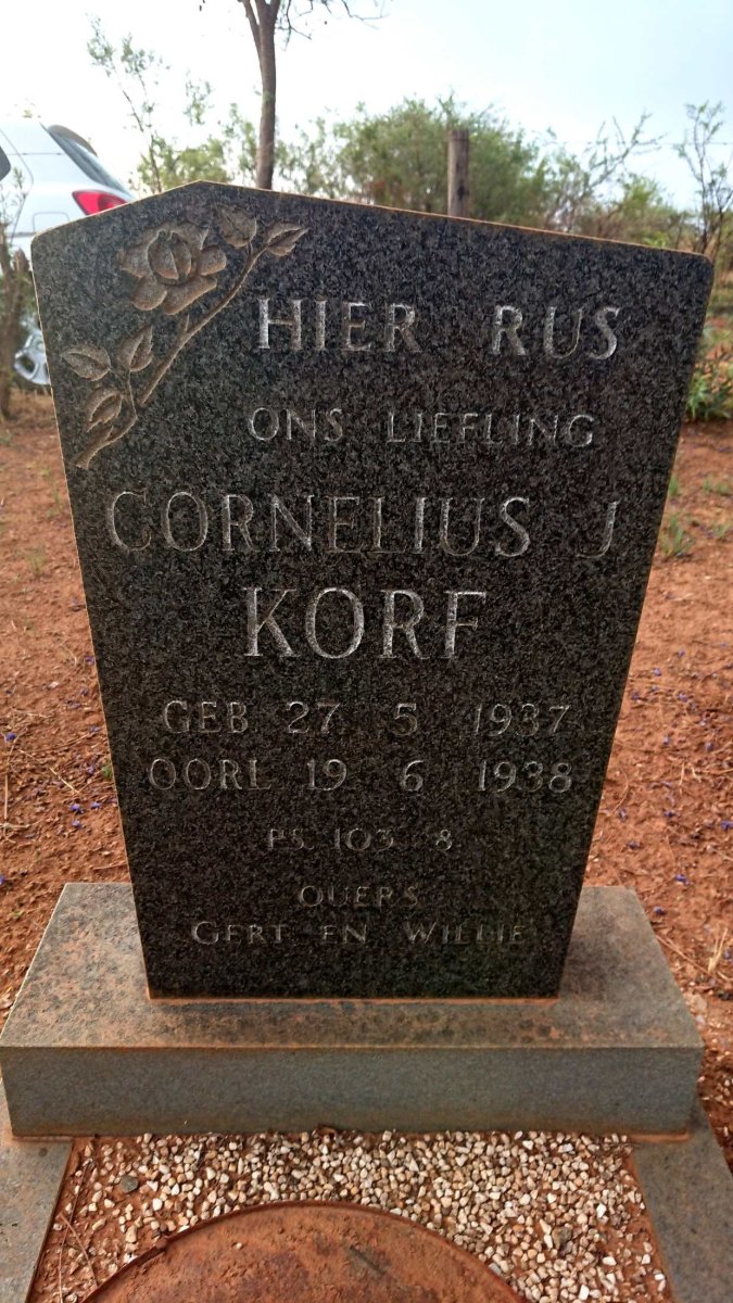 KORF Cornelius J. 1937-1938