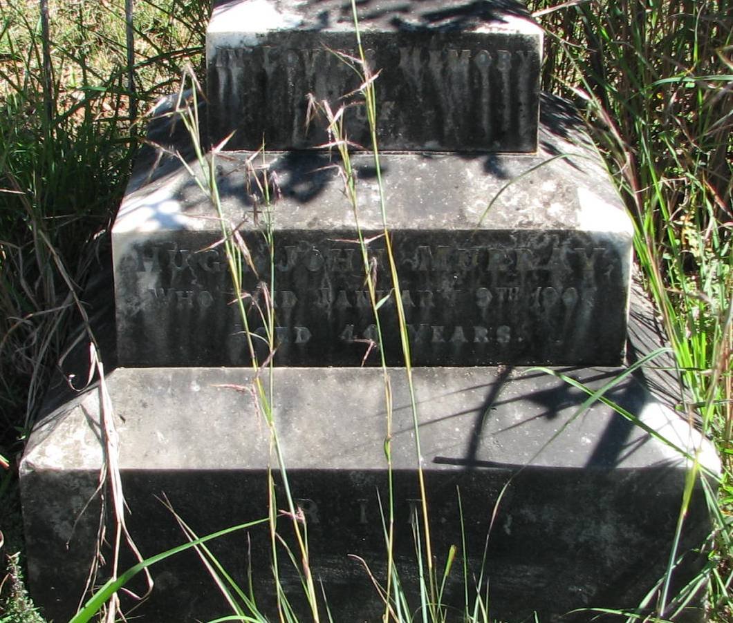 MURRAY Hugh John -190?