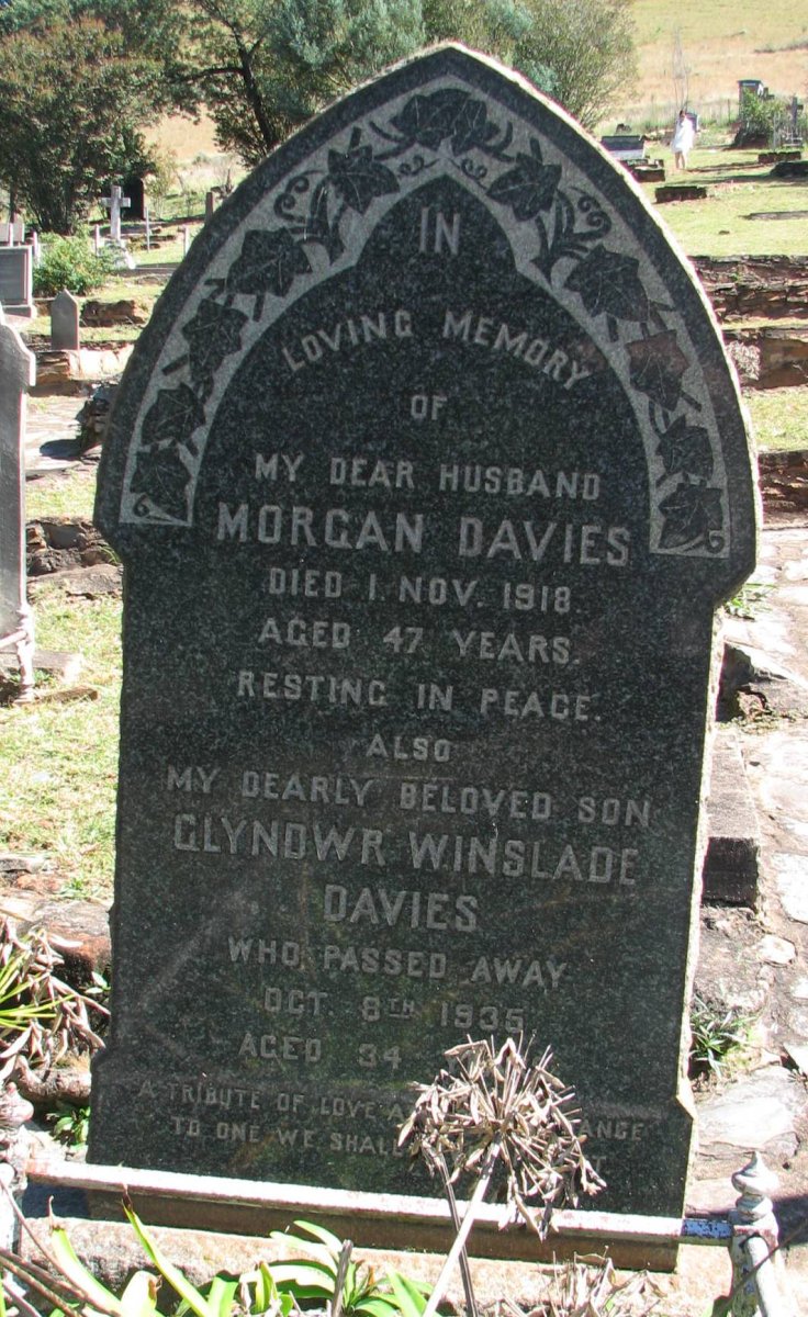 DAVIES Morgan -1918 :: DAVIES Glyndwr Winslade -1935