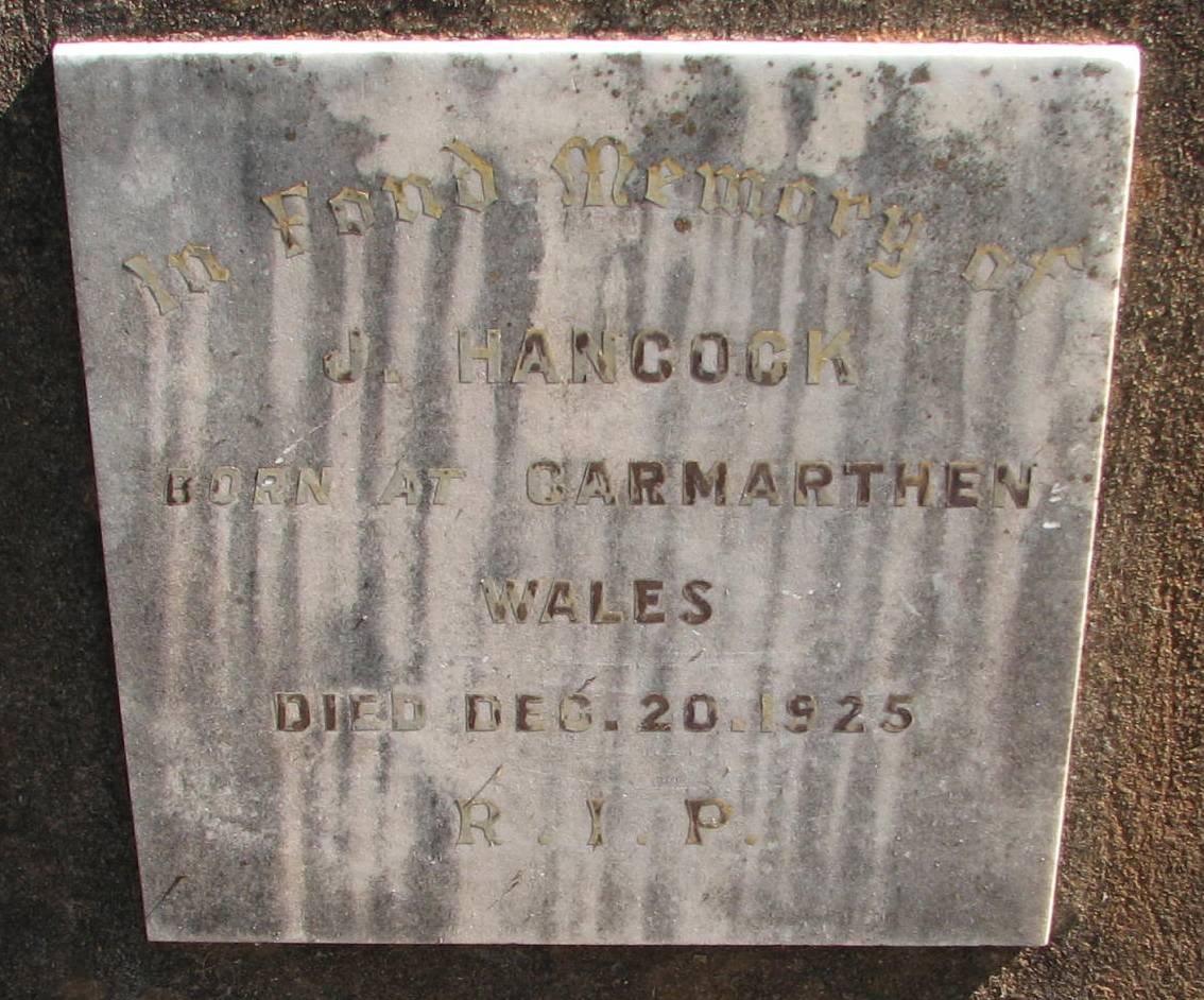 HANCOCK J. -1925