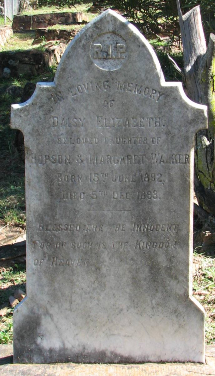 WALKER Daisy Elizabeth 1892-1893