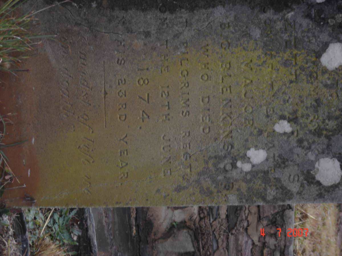 BLENKINS B.G. -1874