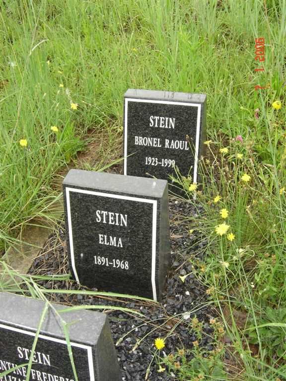 STEIN Elma 1891-1968 :: STEIN Bronel Raoul 1923-1999