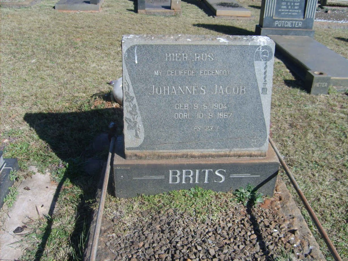 BRITS Johannes Jacob 1904-1967