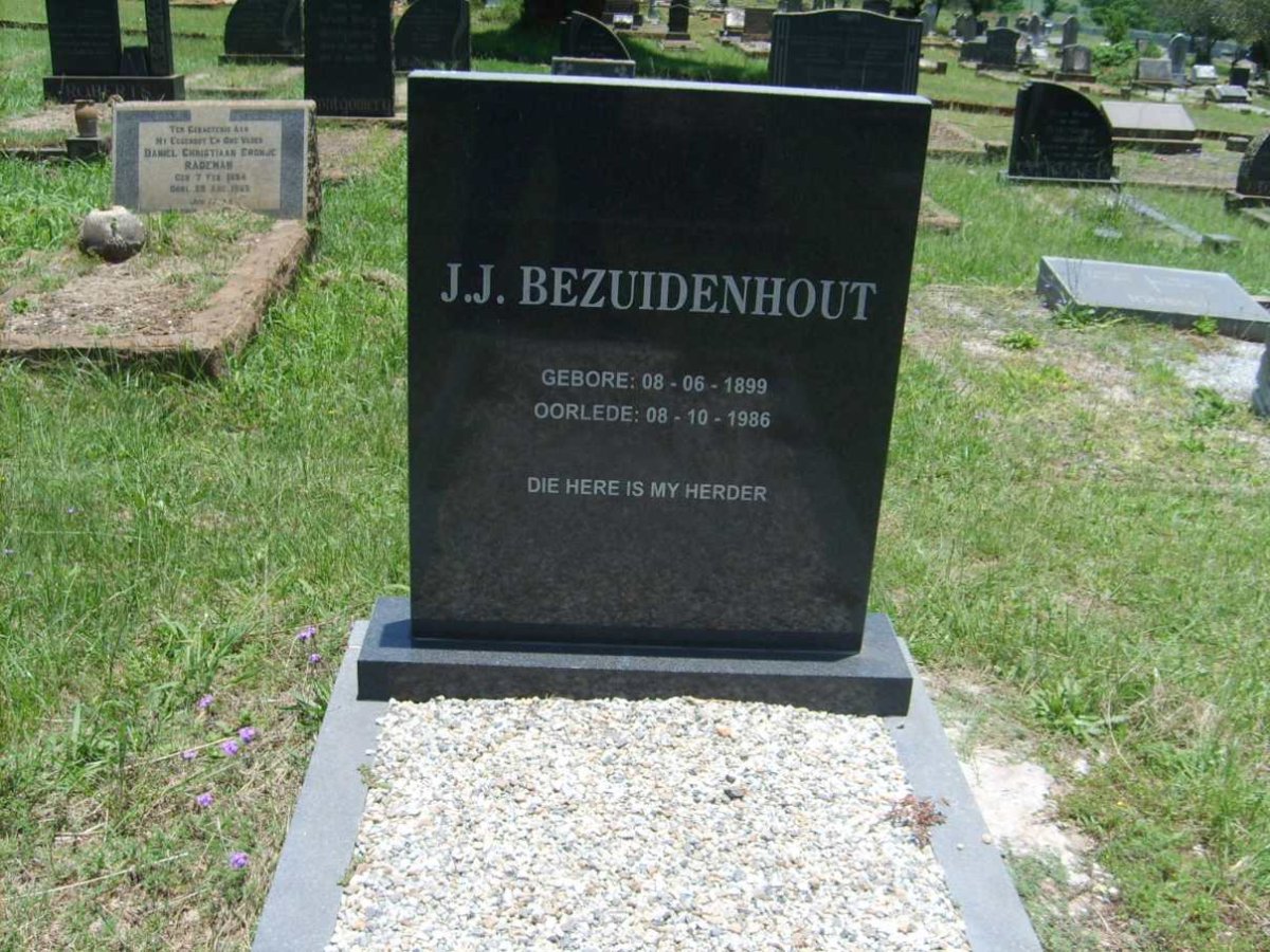 BEZUIDENHOUT J.J. 1899-1986