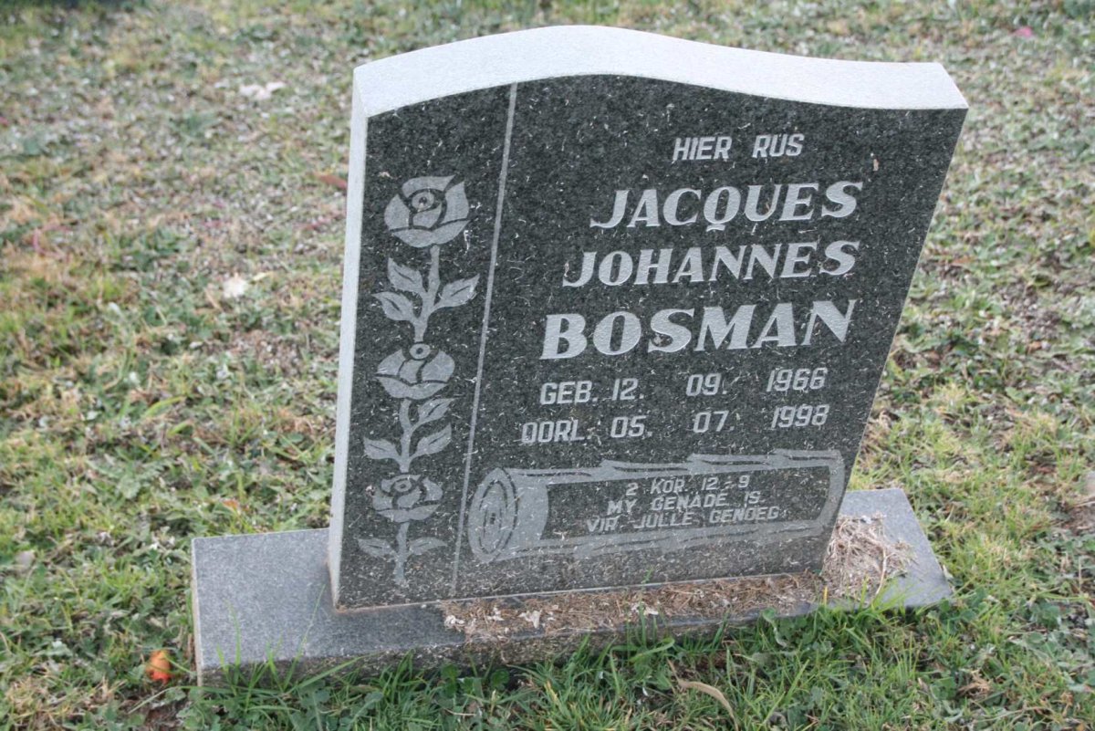BOSMAN Jacques Johannes 1966-1998