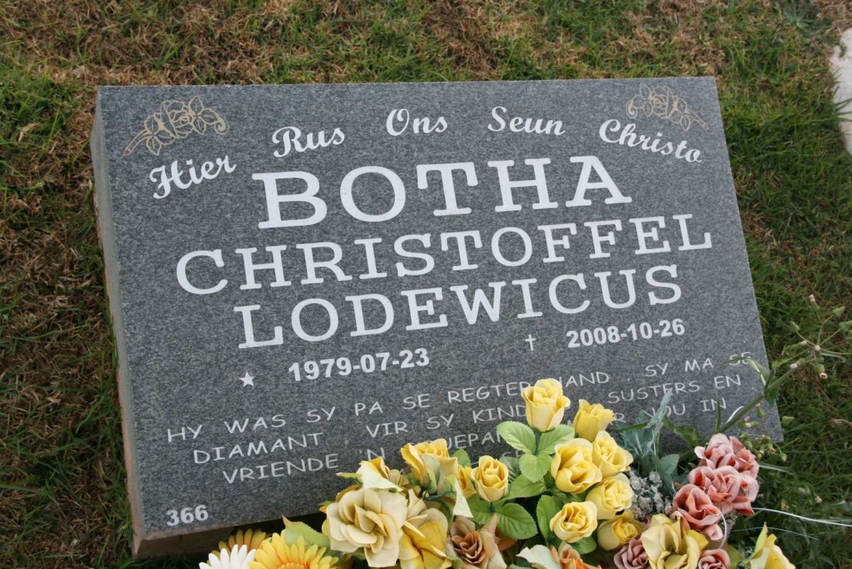 BOTHA Christoffel Lodewicus 1979-2008