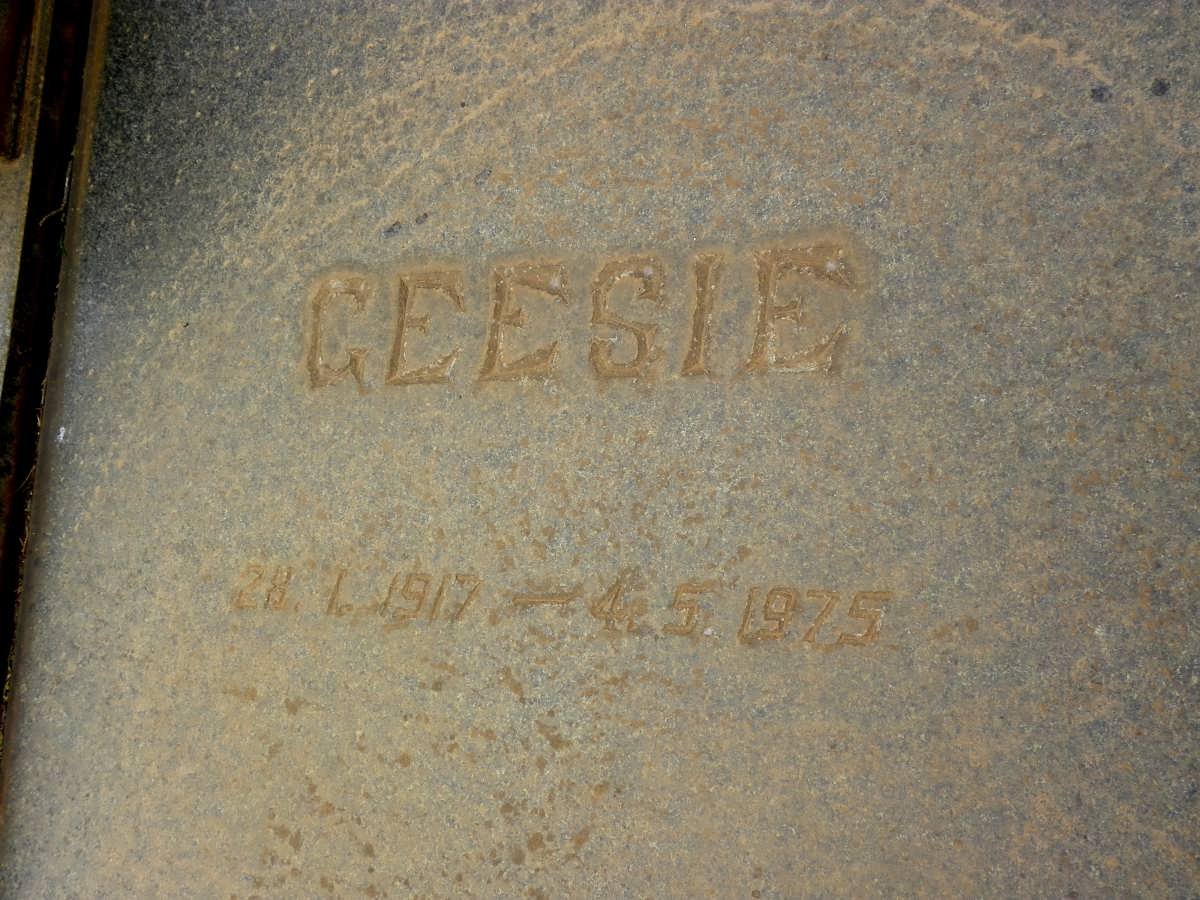 BÖHMER Geesie 1917-1975