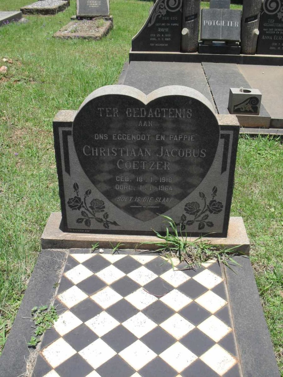 COETZER Christiaan Jacobus 1916-1964