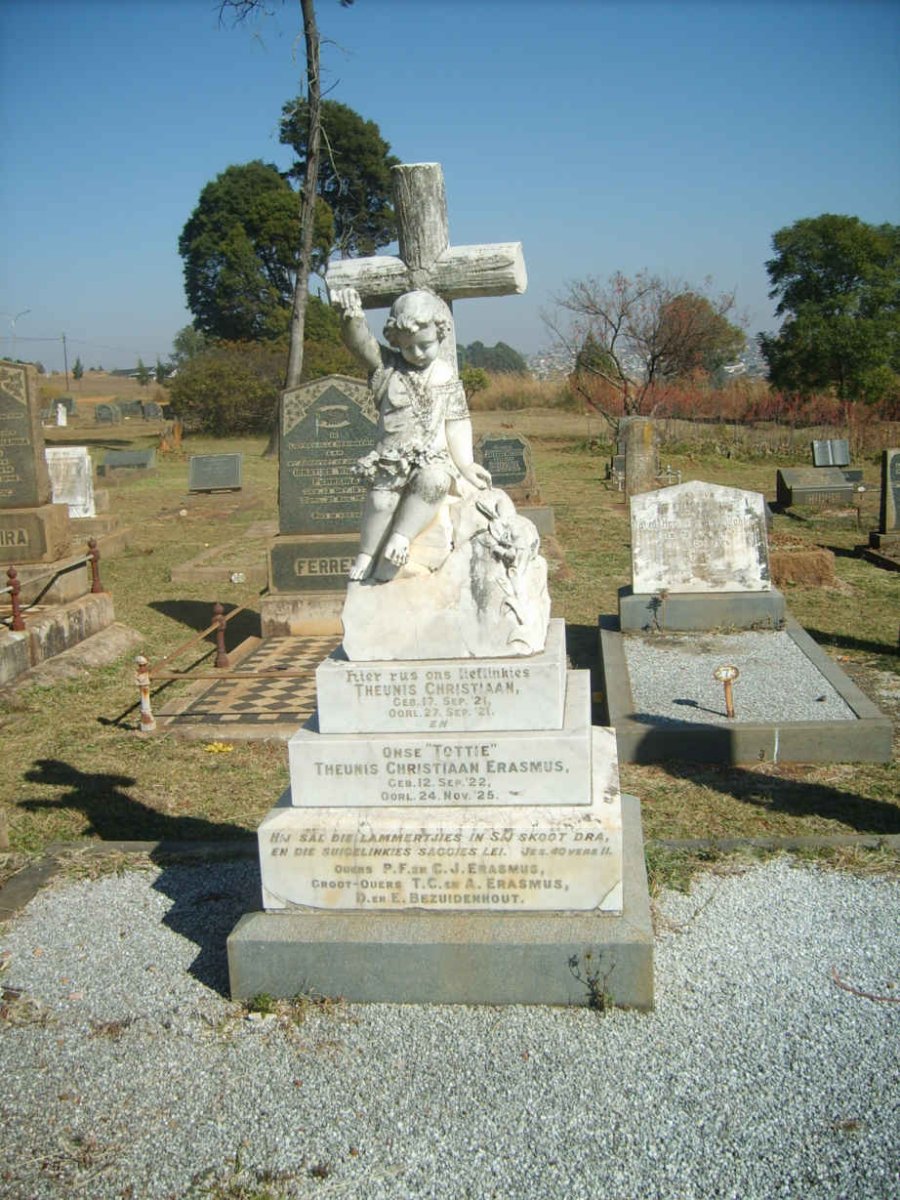 ERASMUS Theunis Christiaan 1921-1921 :: ERASMUS Theunis Christiaan 1922-1925