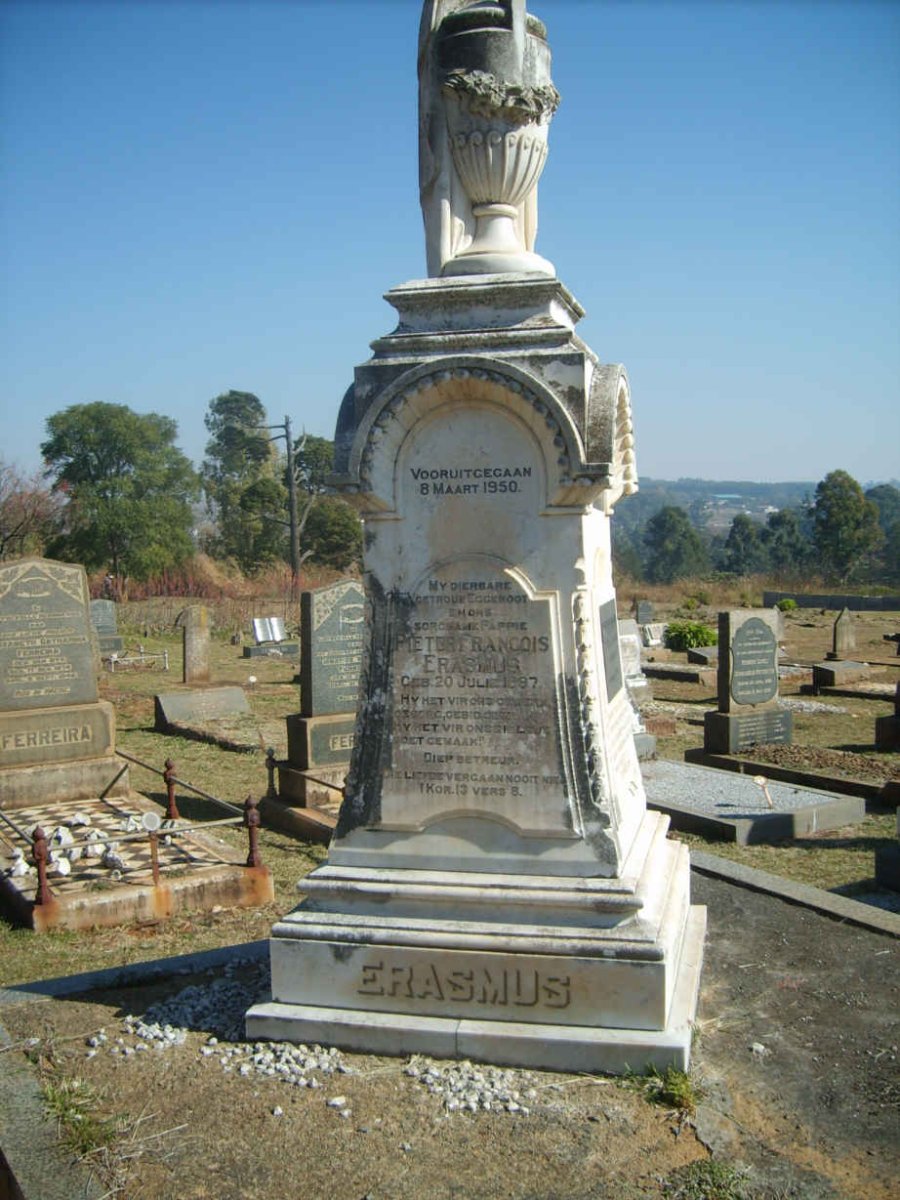 ERASMUS Pieter Francois 1897-1950